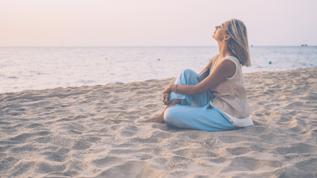 Woman on beach