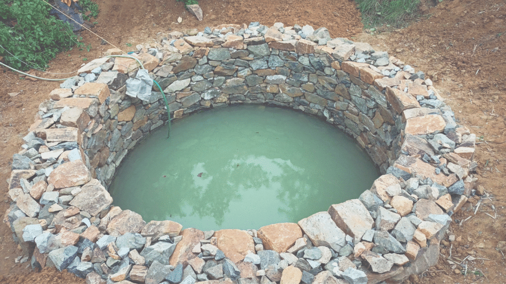 Recharge Wells or eco-friendly dams?