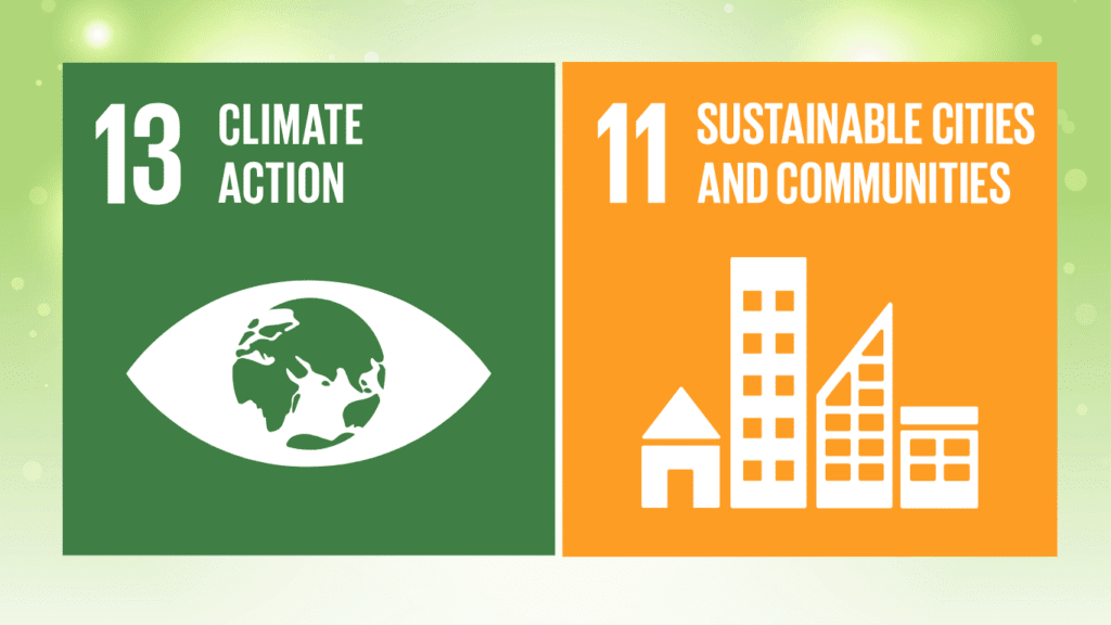 SDG 11 and 13
