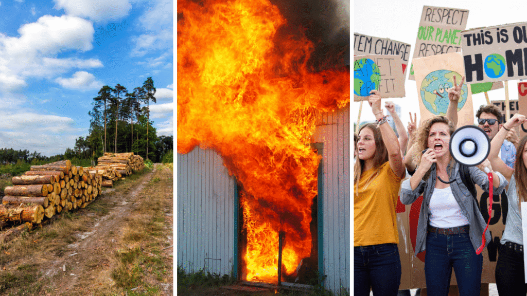 Climate change protests