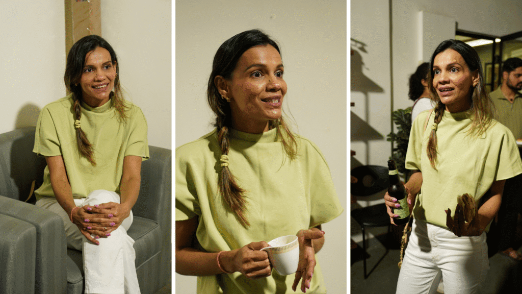 Avnee Kokatay, Founder of Green Pistachio attending Planet Pact's Climate Talks event