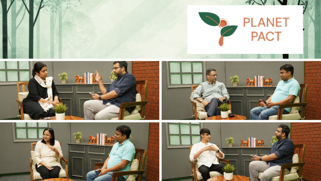 Planet Pact Members participating in Climate Talks event.